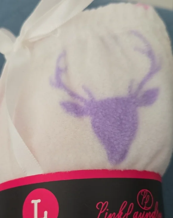 Pink Laundry Fleece Lounge Pants Set - Picture 4 of 4